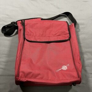 Knitting Bag Yarn Large Storage Tote Organizer Crochet Hook Sewing Holder Bag